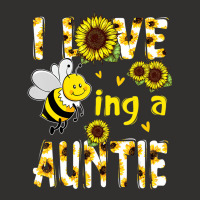 I Love Being A Auntie Sunflower Bee, Mother's Day Champion Hoodie | Artistshot