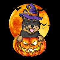 Australian Kelpie Witch Pumpkin Halloween Dog Love Adjustable Cap | Artistshot