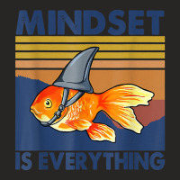 Everything Is Mindset Shark Fin Goldfish Vintage T Ladies Fitted T-shirt | Artistshot