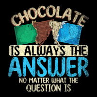 Funny Chocolate Is Always The Answer White Chocola Youth Jogger | Artistshot