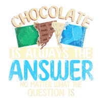 Funny Chocolate Is Always The Answer White Chocola Youth Tee | Artistshot