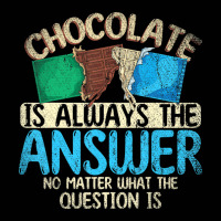 Funny Chocolate Is Always The Answer White Chocola Toddler 3/4 Sleeve Tee | Artistshot