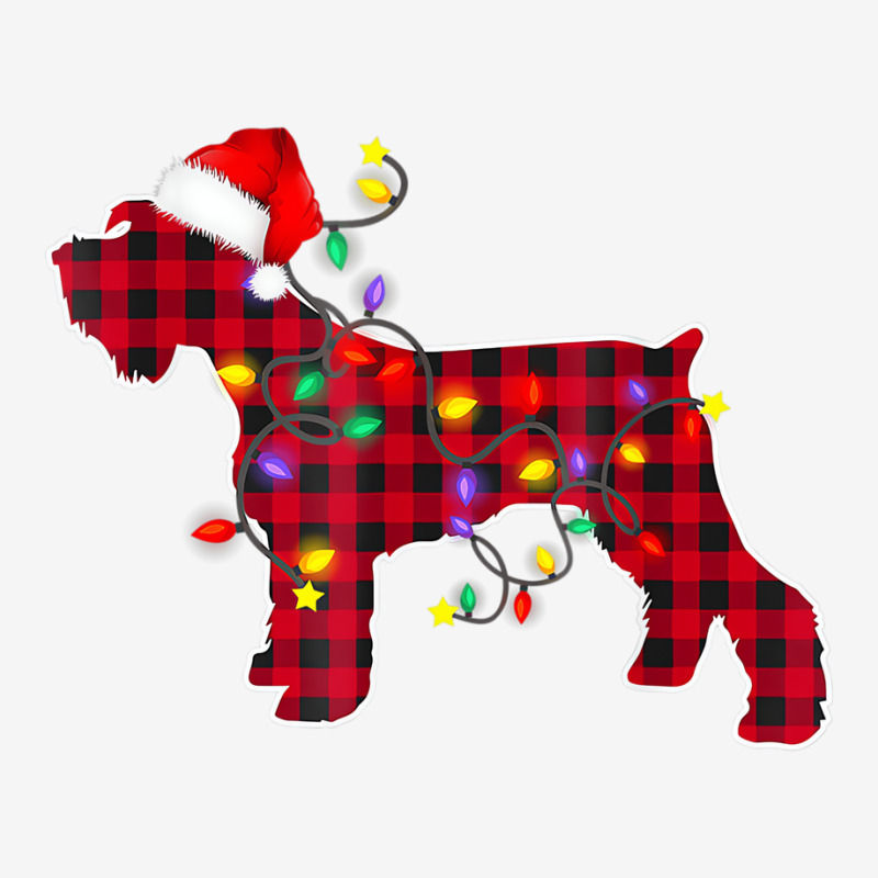 Miniature Schnauzer Dog Lights Christmas Matching Classic T-shirt by bettincam | Artistshot