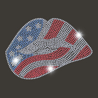 July 4th Usa Lips Flag Bling Rhinestone Men Woman Bucket Hat | Artistshot