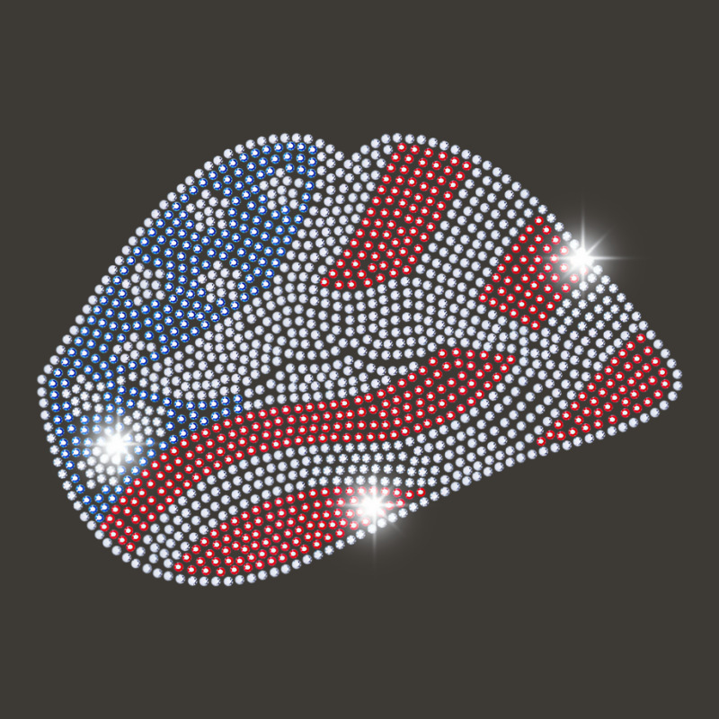 July 4th Usa Lips Flag Bling Rhinestone Men Woman Bucket Hat by sudhirka | Artistshot