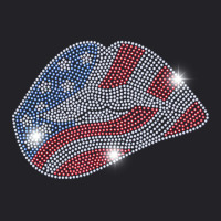 July 4th Usa Lips Flag Bling Rhinestone Men Woman Youth Tee | Artistshot