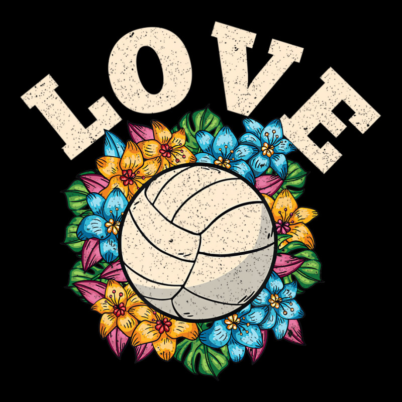 Colorful Volleyball Best Cute Fun Volleyball Love Pocket T-Shirt by chomibe | Artistshot