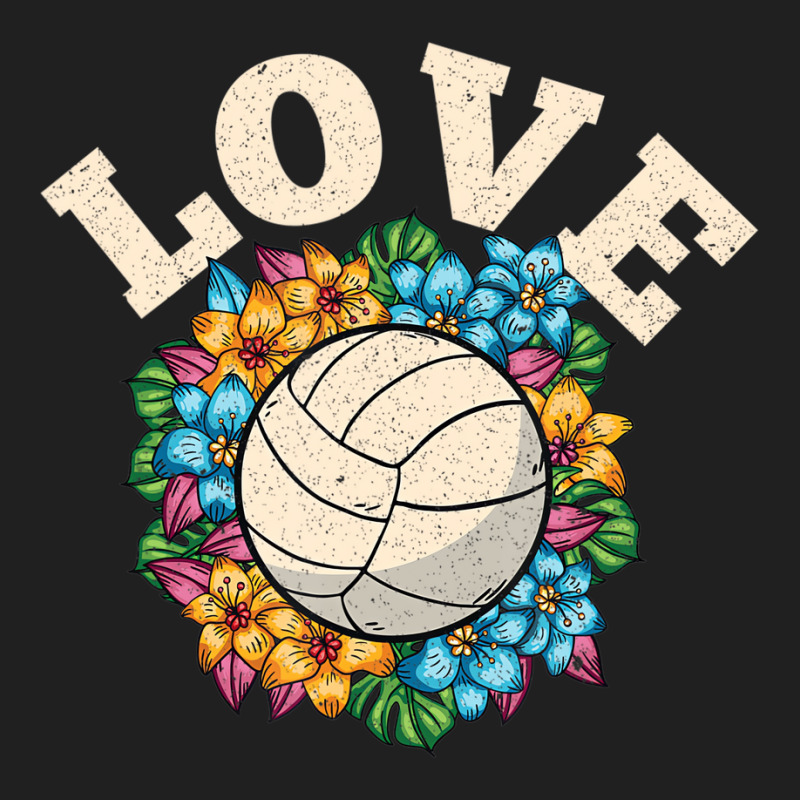 Colorful Volleyball Best Cute Fun Volleyball Love Ladies Polo Shirt by chomibe | Artistshot