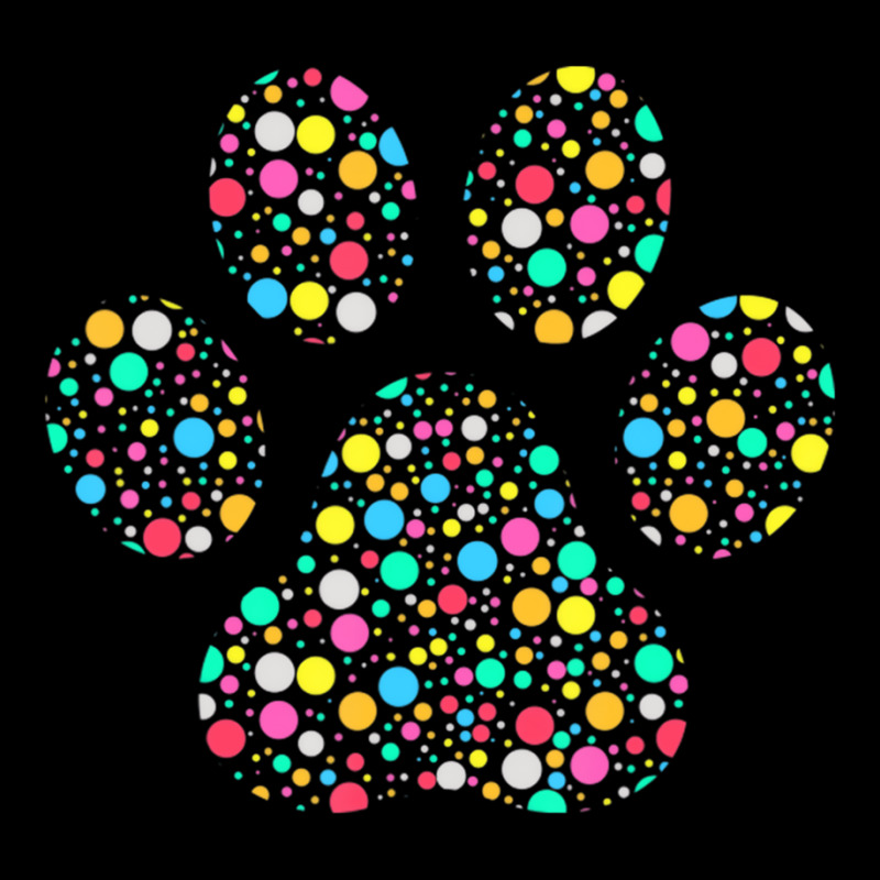 Colourful Polka Dot Dog Paw International Dot Day Unisex Jogger by chomibe | Artistshot