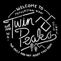 Twin Peaks Vintage Original 1990 Line Sketch Graph Zipper Hoodie | Artistshot