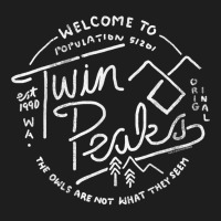 Twin Peaks Vintage Original 1990 Line Sketch Graph Classic T-shirt | Artistshot