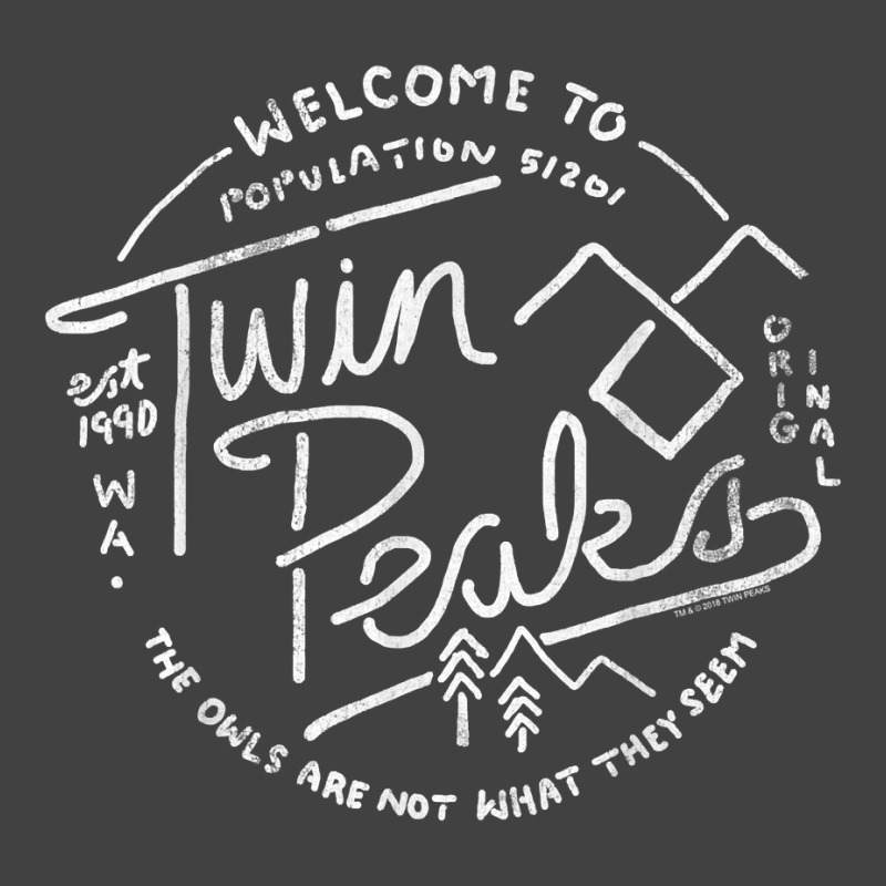 Twin Peaks Vintage Original 1990 Line Sketch Graph Vintage T-shirt | Artistshot