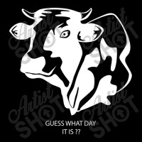 Funny Cow Guess What Day Dark Shirt Cropped Hoodie | Artistshot