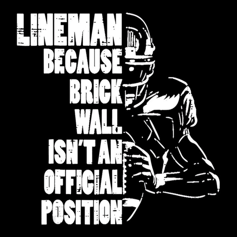 American Football Lineman Because Brick Wall Funny Adjustable Cap | Artistshot