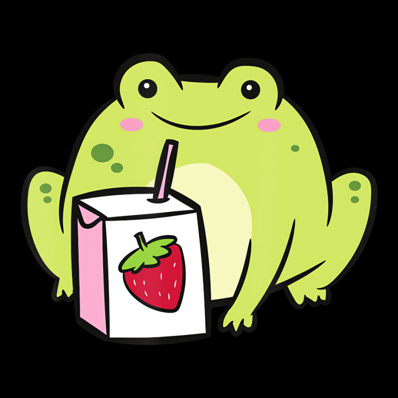 Funny Frog Lover Frog With Strawberry Milk T Shirt Toddler Sweatshirt by voutsro | Artistshot