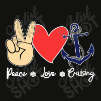 Cool Design Peace Love Cruising New Scorecard Crop Tee | Artistshot