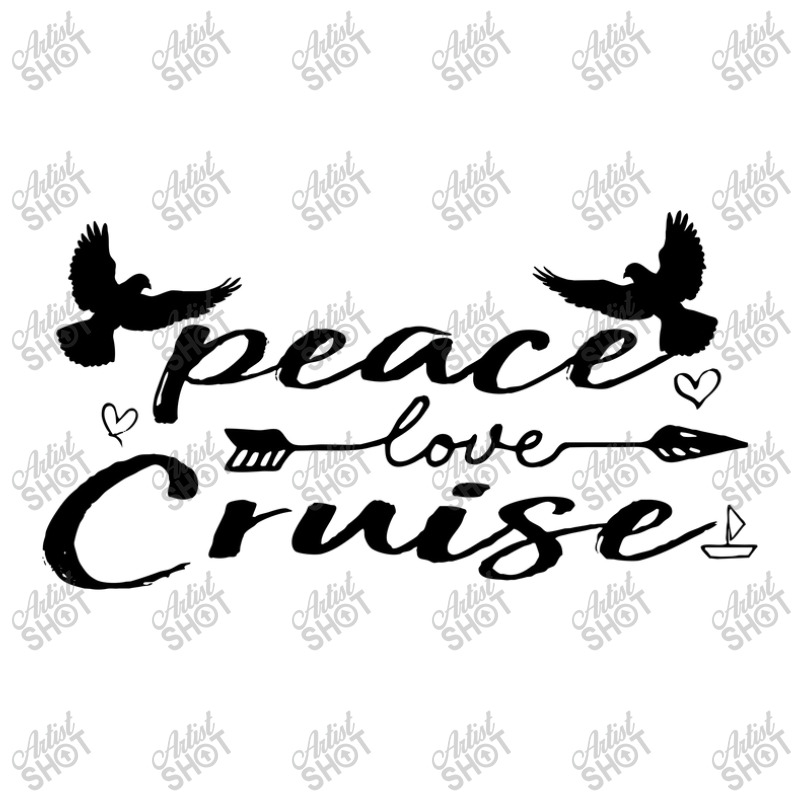 Peace Love Cruise Maternity Scoop Neck T-shirt | Artistshot