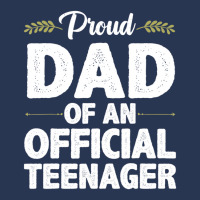 Cool Official Teenager For Proud Dad Father 13 Yea Ladies Denim Jacket | Artistshot