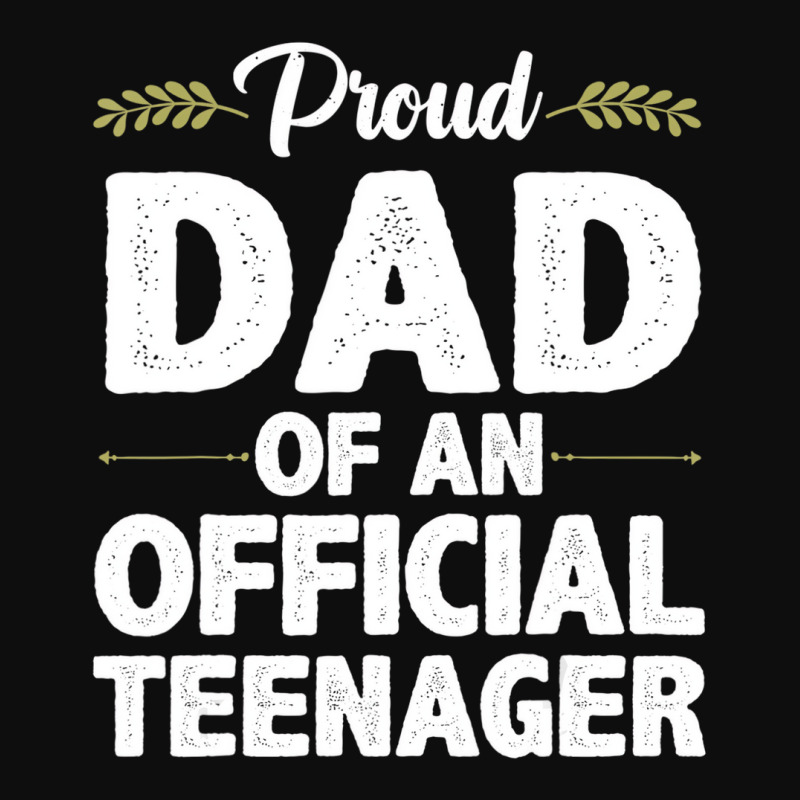 Cool Official Teenager For Proud Dad Father 13 Yea Crop Top by bonne | Artistshot