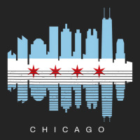 Vintage Chicago Illinois Flag Skyline For Men Or W 3/4 Sleeve Shirt | Artistshot