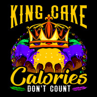 Mardi Gras King Cake Costume Calories Dont Count F V-neck Tee | Artistshot