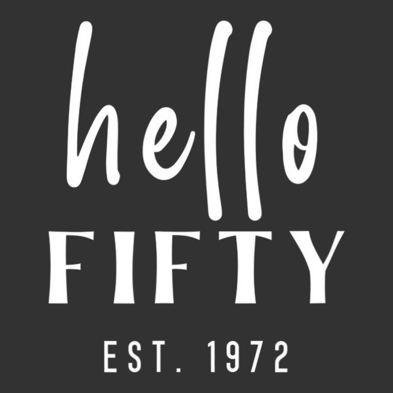 50th Birthday Milestone Women's Hello Fifty Party Baby Bodysuit by mauthe | Artistshot