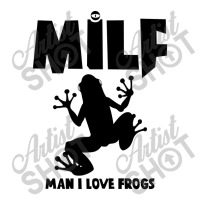 Funny Saying Man I Love Frogs Milfnew Design Maternity Scoop Neck T-shirt | Artistshot