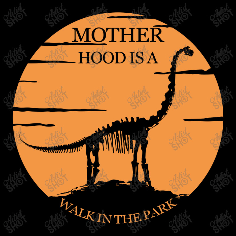 Motherhood Is A Walk In The Park Maternity Scoop Neck T-shirt | Artistshot