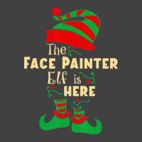 Face Painter Elf Christmas Matching Family Christm Vintage T-shirt | Artistshot