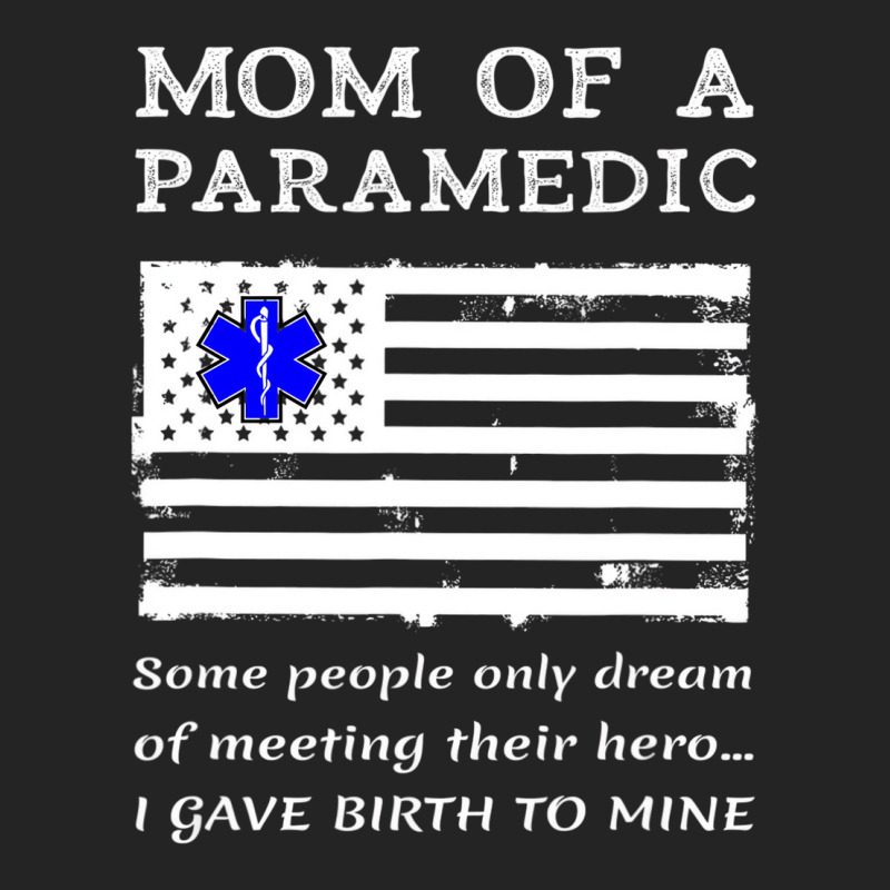 Proud Paramedic Mom Mother Usa American Flag Medic 3/4 Sleeve Shirt | Artistshot