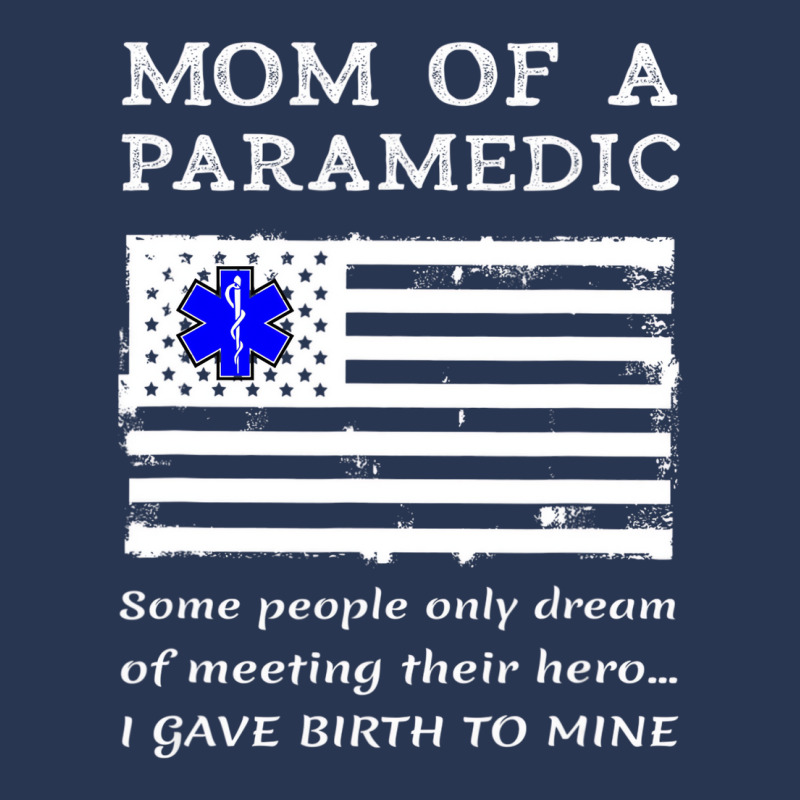 Proud Paramedic Mom Mother Usa American Flag Medic Ladies Denim Jacket by africaka | Artistshot