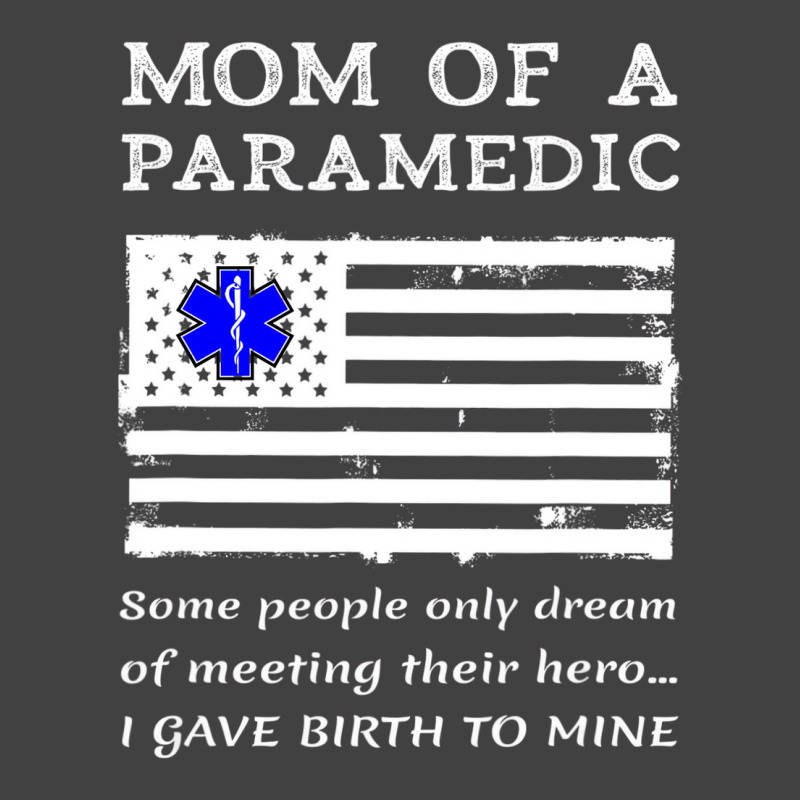 Proud Paramedic Mom Mother Usa American Flag Medic Vintage T-shirt | Artistshot