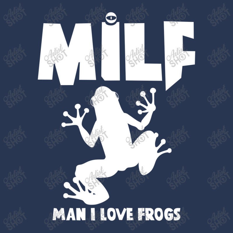 Man I Love Frogs New Funny Slogan Milf Ladies Denim Jacket | Artistshot