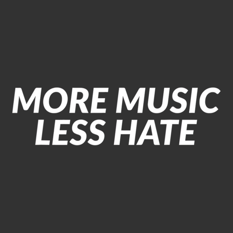 More Music Less Hate T Shirt Baby Bodysuit | Artistshot