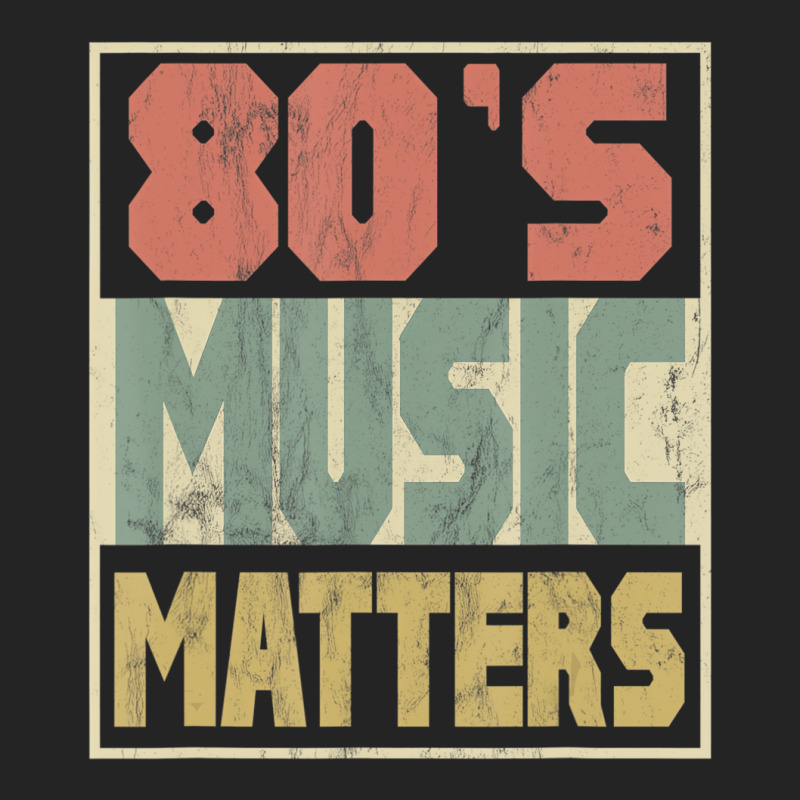 80s Music Matters Tshirt Vintage 80s Style Retro C 3/4 Sleeve Shirt | Artistshot