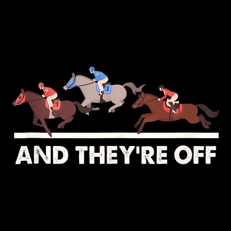 Horse Racing Tees   And They're Off Horse Racing T Baby Bibs | Artistshot