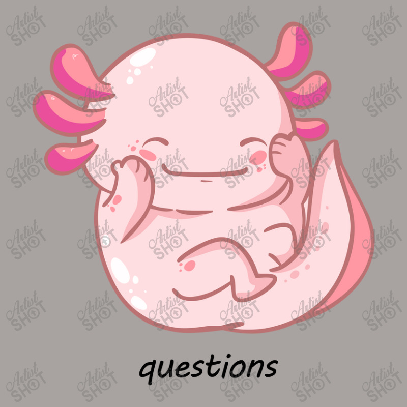 I Am Cute Axolotl Questions New Racerback Tank | Artistshot