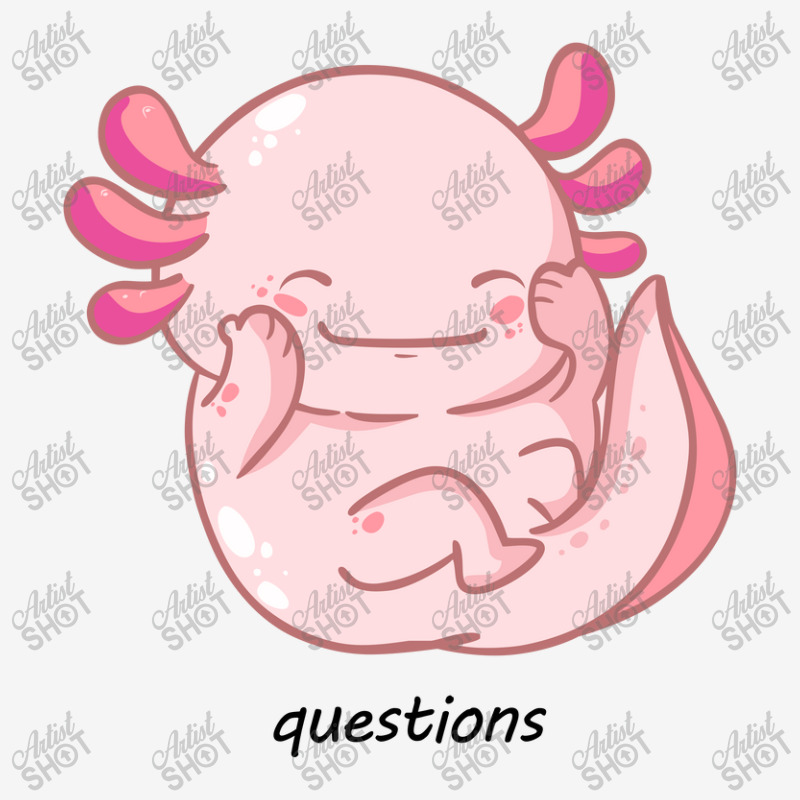 I Am Cute Axolotl Questions New Ladies Polo Shirt | Artistshot