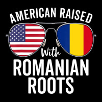 American Raised With Romanian Roots Usa Romania Fl Adjustable Cap | Artistshot