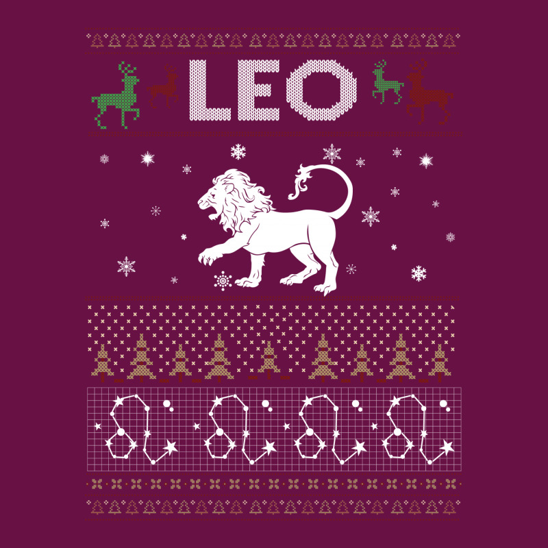 Leo Christmas Ugly Sweater Graphic T-shirt | Artistshot