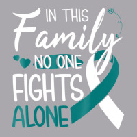 In This Family No One Fights Alone Cervical Cancer Youth 3/4 Sleeve | Artistshot