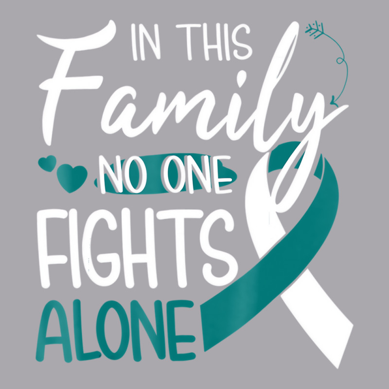 In This Family No One Fights Alone Cervical Cancer Youth 3/4 Sleeve by kranendon | Artistshot