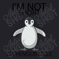 I'm Not Short I'm Penguin Size Unisex Sherpa-lined Denim Jacket | Artistshot