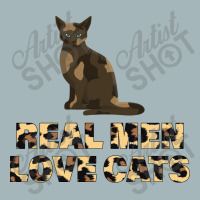 Real Men Love Cats Unisex Sherpa-lined Denim Jacket | Artistshot