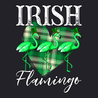 Irish Flamingo For Dark Unisex Sherpa-lined Denim Jacket | Artistshot