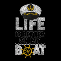 Sailing Life Is Better On My Boat Sailboat Retro V Adjustable Cap | Artistshot