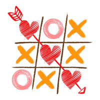 Cute Valentine T Shirt Boys Girls Tic Tac Toe Hear Youth Zipper Hoodie | Artistshot