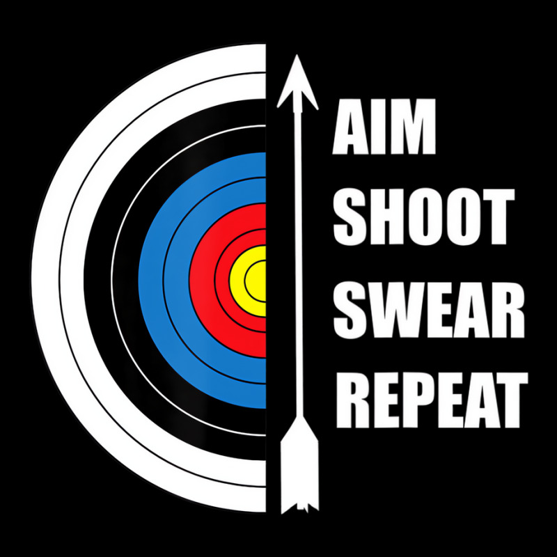 Archery Aim Shoot Swear Repeat Target Arrow Funny Pocket T-shirt | Artistshot