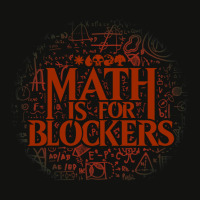 Math Is For Blockers   Mountain Edition Scorecard Crop Tee | Artistshot