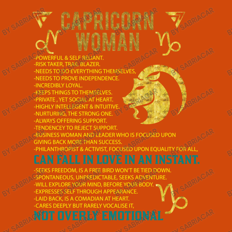 Capricorn Woman Graphic T-shirt by SabriAcar | Artistshot